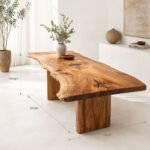 Handmade Live Edge Dining Table – Custom Solid Wood Farmhouse Furniture - Image 2
