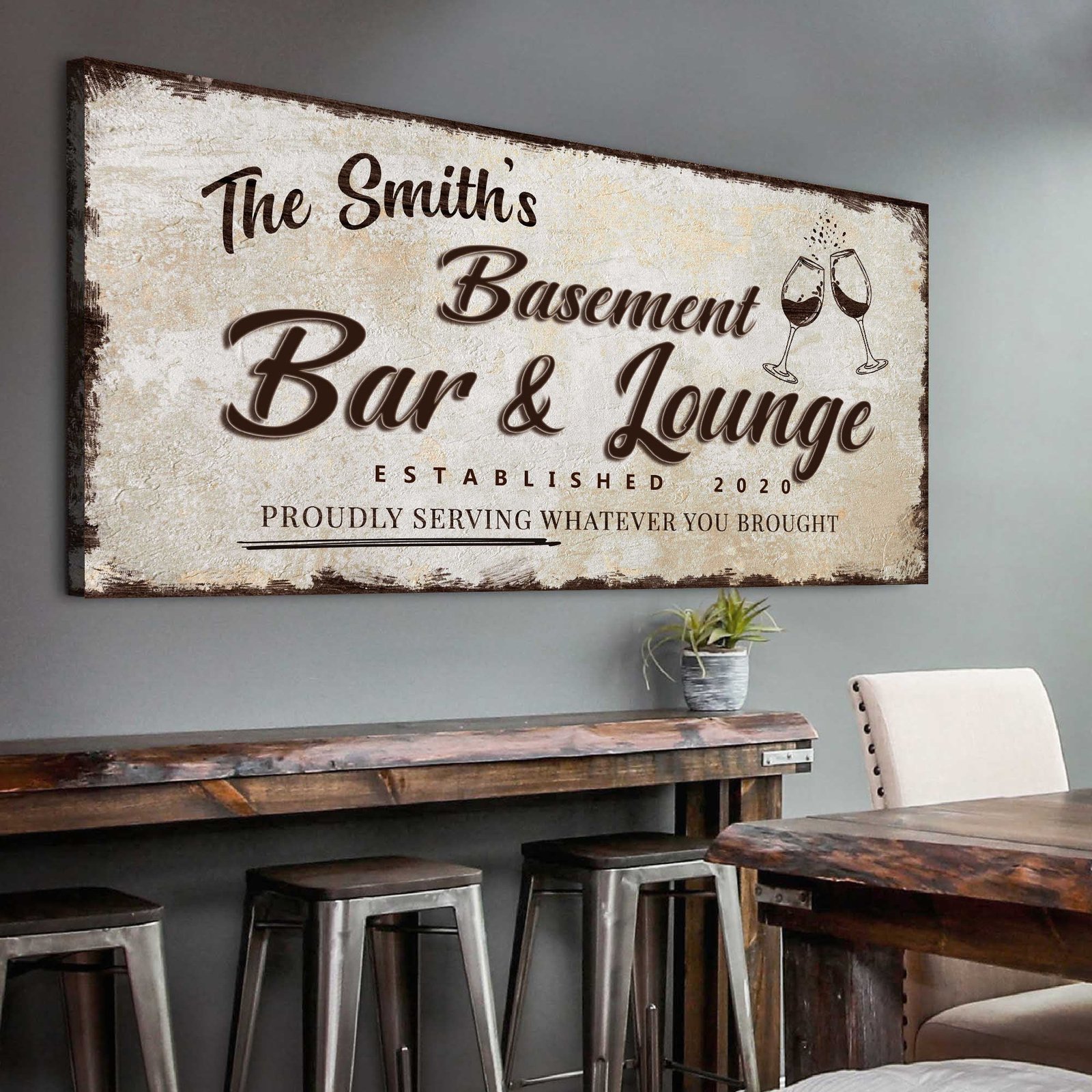 3_76cc0b02-8c56-44bd-a077-7ae24113f502.jpg Personalized Basement Bar Sign: Custom Bar Signs for Home Bar – Perfect Man Cave Wall Decor - Image 1