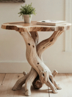 Custom Wood End Table For A Cozy And Inviting Living Room