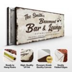 Personalized Basement Bar Sign: Custom Bar Signs for Home Bar – Perfect Man Cave Wall Decor - Image 4