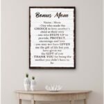 Bonus Mom Customized Sign II - Image 3