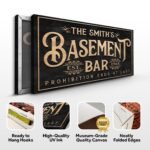Custom Basement Bar Sign - Image 4