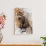 Custom Cat Watercolor Portrait - Image 2