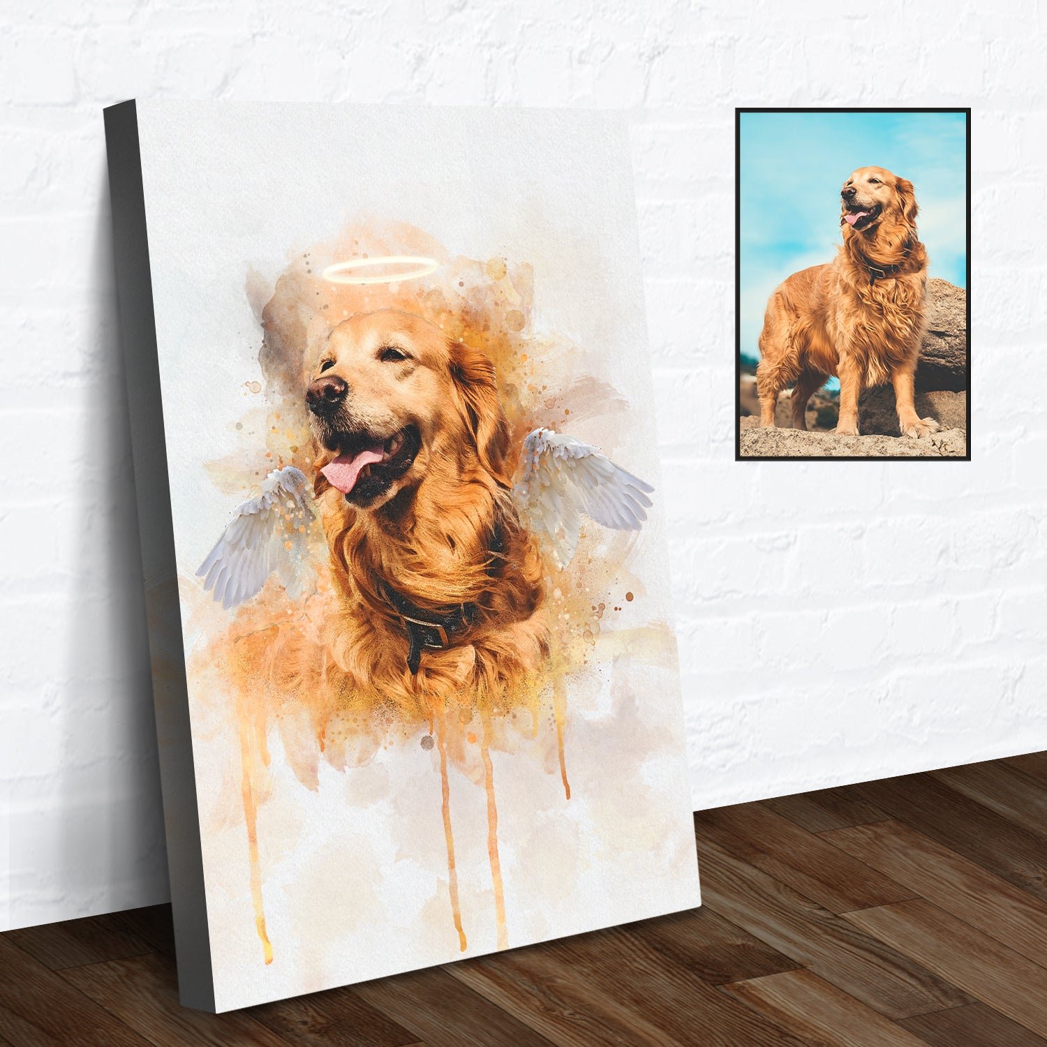 CustomDogWatercolorPortrait.jpg Custom Dog Watercolor Portrait - Image 1