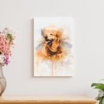 Custom Dog Watercolor Portrait - Image 2