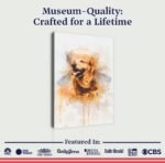 Custom Dog Watercolor Portrait - Image 4