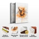 Custom Dog Watercolor Portrait - Image 5