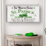 Custom St. Patrick Farmhouse Family Sign - Image 3
