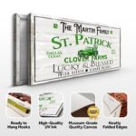 Custom St. Patrick Farmhouse Family Sign - Image 4