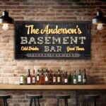 Custom Vintage Rust Basement Bar Sign: Ideal for Personalized Man Cave Wall Decor and Home Bar Enhancements - Image 2