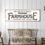 Custom Vintage Rust Farmhouse Sign II - Image 3