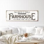 Custom Vintage Rust Farmhouse Sign II - Image 2
