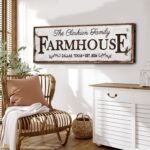 Custom Vintage Rust Farmhouse Sign - Image 2