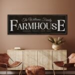 Custom Vintage Rust Farmhouse Sign III - Image 3