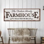 Custom Vintage Rust Farmhouse Sign