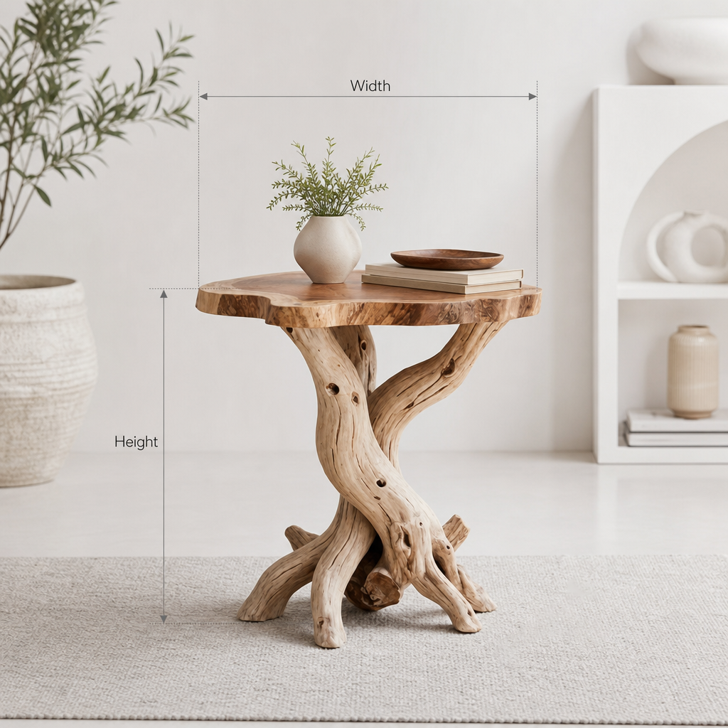 Custom Wood End Table For A Cozy And Inviting Living Room - Image 2