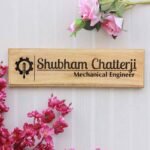 Wooden Engraved Name Plates for Engineers - Image 2