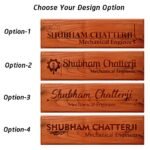 Wooden Engraved Name Plates for Engineers - Image 3