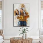 Custom Family Watercolor Portrait - Image 3