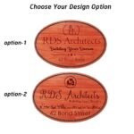 Engraved Name Plates For Architects - Hanging Wooden Sign - Image 3