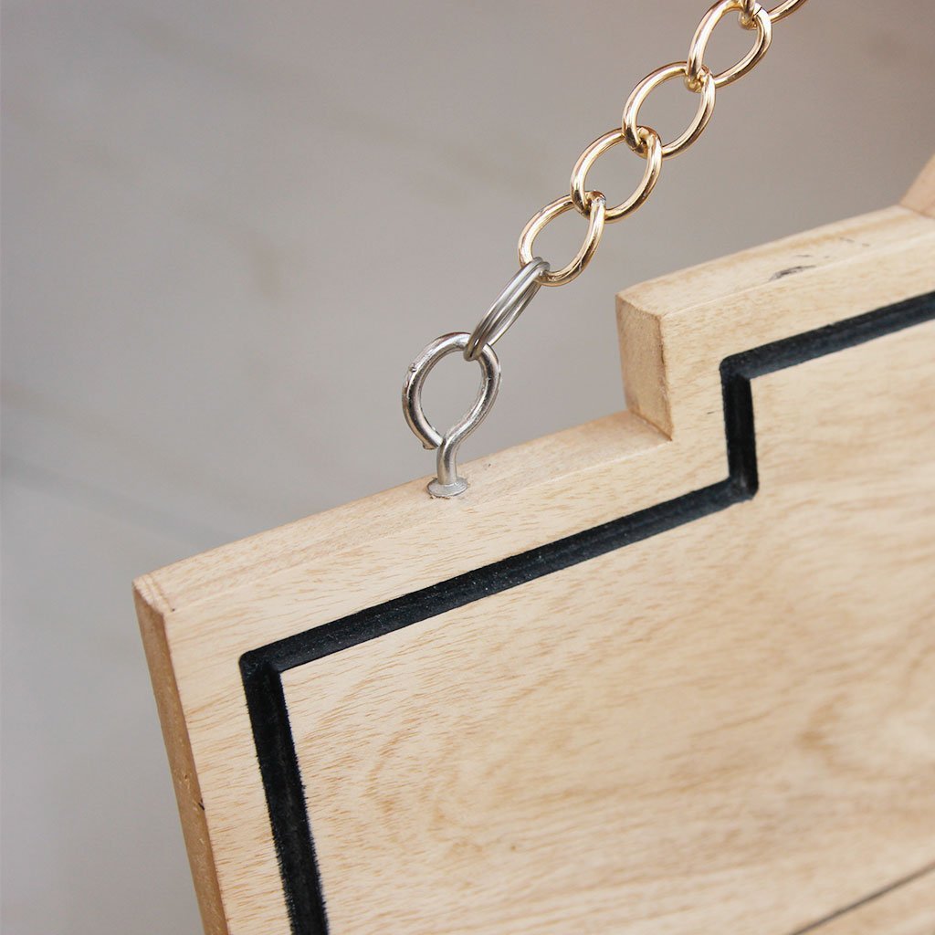 Office Name Plate For Chartered Accountants - Hanging Wooden Sign - Image 4