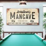Good Times Personalized Man Cave Sign: Custom Bar Signs for Home Bar – Perfect Man Cave Wall Decor - Image 2