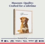 Custom Pet Memorial Portrait Watercolor Sign - Image 4
