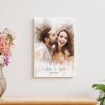 Custom Couple Watercolor Portrait - Image 3