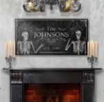 Gothic Family Sign - Personalized Gothic Art - Custom Family Sign - Image 2