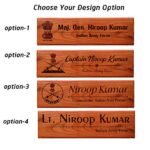 Personalized Wooden Name Plates for Army Officers - Image 5
