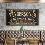 Custom Basement Bar Sign III - Image 3