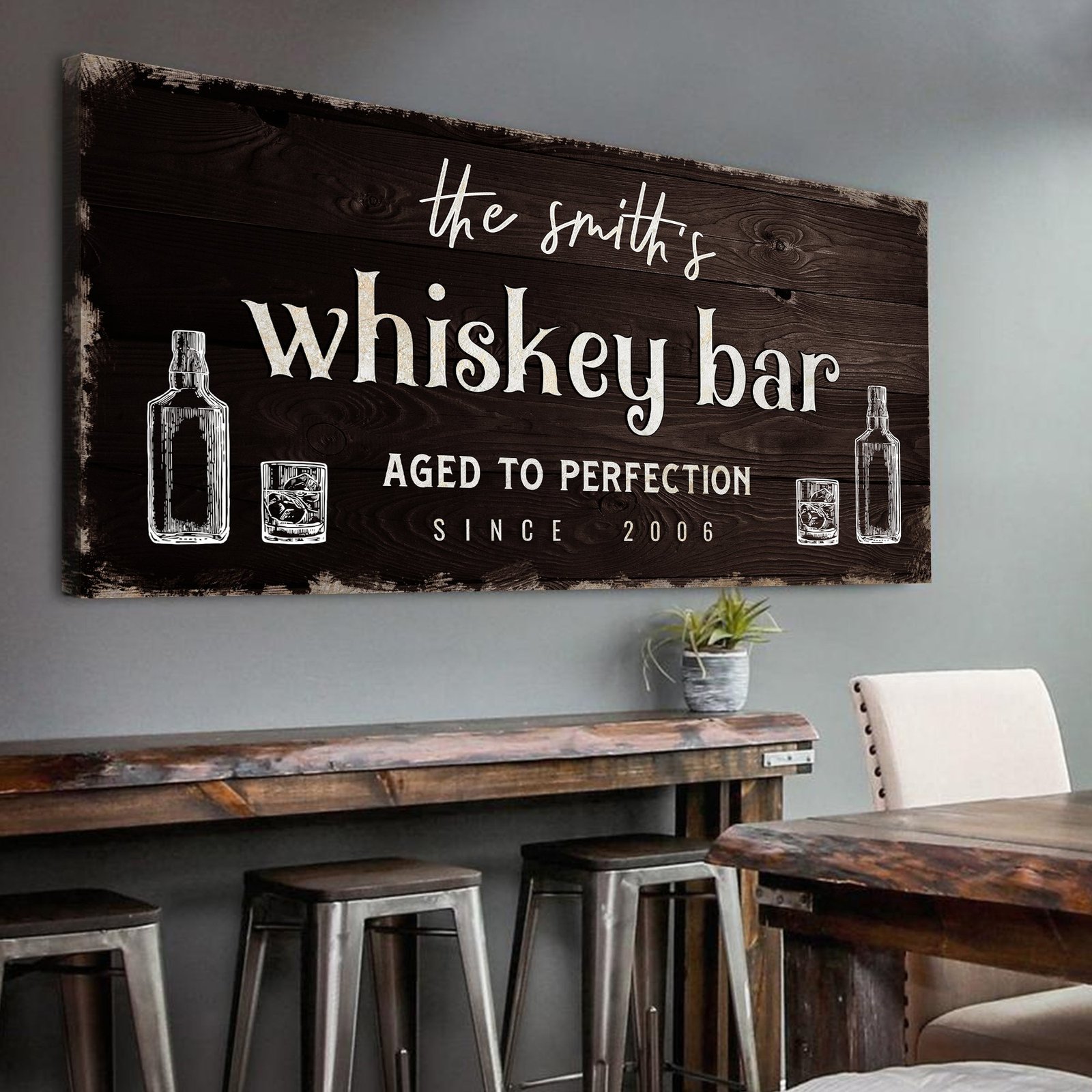 TailoredCanvases2_b1304a67-b10d-4706-92e4-880ded75acb1.jpg Custom Bar Signs for Home Bar: Perfect Man Cave Wall Decor and Perfect Unique Gift For Husband - Image 1