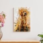 Pet Watercolor Portrait Custom Wall Art - Image 2