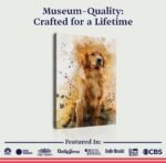 Pet Watercolor Portrait Custom Wall Art - Image 4