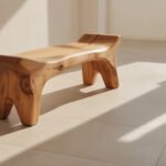 Entryway Bench Wood Bench Custom Bench Handmade Furniture For Home Decor - Image 4