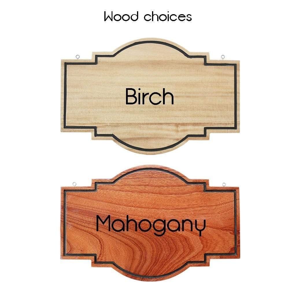 Custom Name Plates For Teachers- Hanging Wooden Sign - Image 4