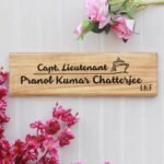 Personalized Wooden Name Plates for Navy Officers - Image 2