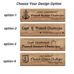 Personalized Wooden Name Plates for Navy Officers - Image 3