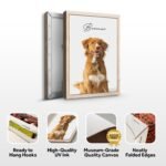 Custom Pet Memorial Portrait Watercolor Sign - Image 5