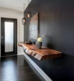 Floating Wall Shelf – Custom Live Edge Long Floating Display Shelf - Image 3