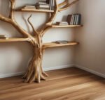Handcrafted Tree Branch Bookshelf: Custom Wall-Mounted Floating Shelf - Image 4