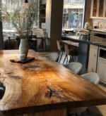 Handmade Live Edge Dining Table – Custom Solid Wood Farmhouse Furniture - Image 3