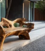 Handcrafted Solid Wood Bench – Indoor & Outdoor Custom Seating with Live Edge - Image 4