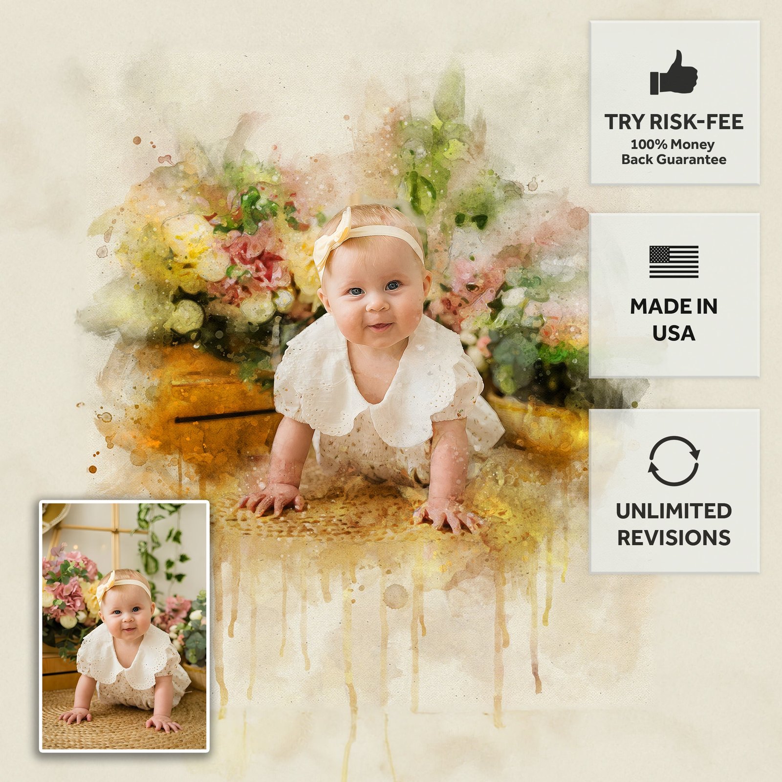 m1_c8f33cd8-4c8d-4798-8af6-872edb188008.jpg Newborn Baby Watercolor Portrait Custom Wall Art - Image 1