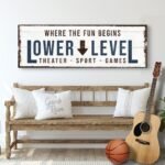 Lower Level Sign: Custom Bar Signs for Home Bar – Ideal for Personalized Basement Bar Sign - Image 2
