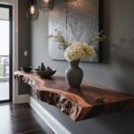 Floating Wall Shelf – Custom Live Edge Long Floating Display Shelf